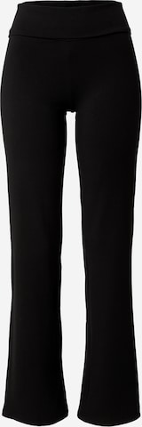 ONLY PLAY Flared Workout Pants 'ONPFOLD' in Black: front