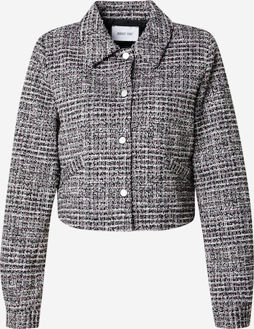 ABOUT YOU Between-Season Jacket 'Joy' in Black: front