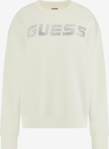 GUESS Sweatshirt 'Cecilia' in White: front