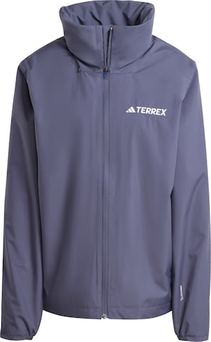 ADIDAS TERREX Outdoor Jacket 'MT ESS' in Blue: front