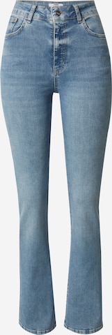 RÆRE by Lorena Rae Flared Jeans in Blue: front