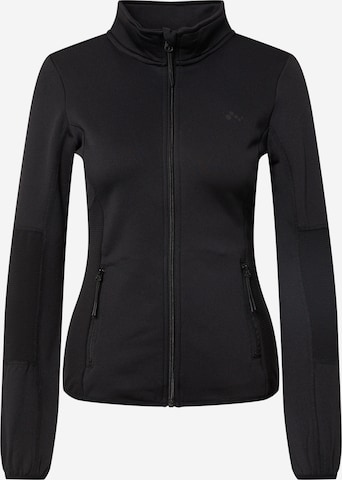 ONLY PLAY Athletic Fleece Jacket 'ONLJetta' in Black: front
