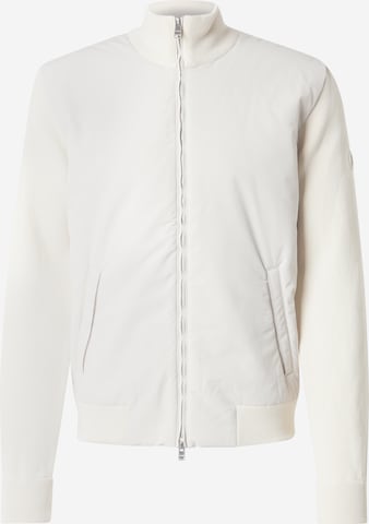 BOSS Knit Cardigan 'C-Ibaio' in White: front